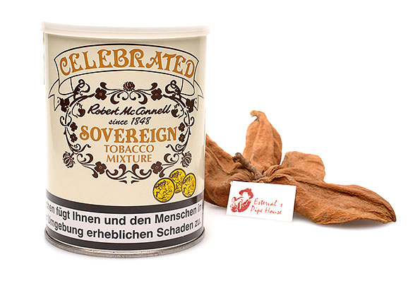 McConnell Celebrated Sovereign Mixture Pipe tobacco 100g Tin McConnell Celebrated Sovereign Mixture Pipe tobacco 100g Tin